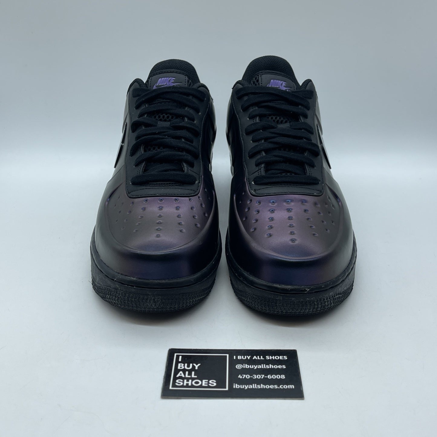 Size 11 - Nike Air Force 1 Foamposite Pro Court Purple Leather (AJ3664-500)