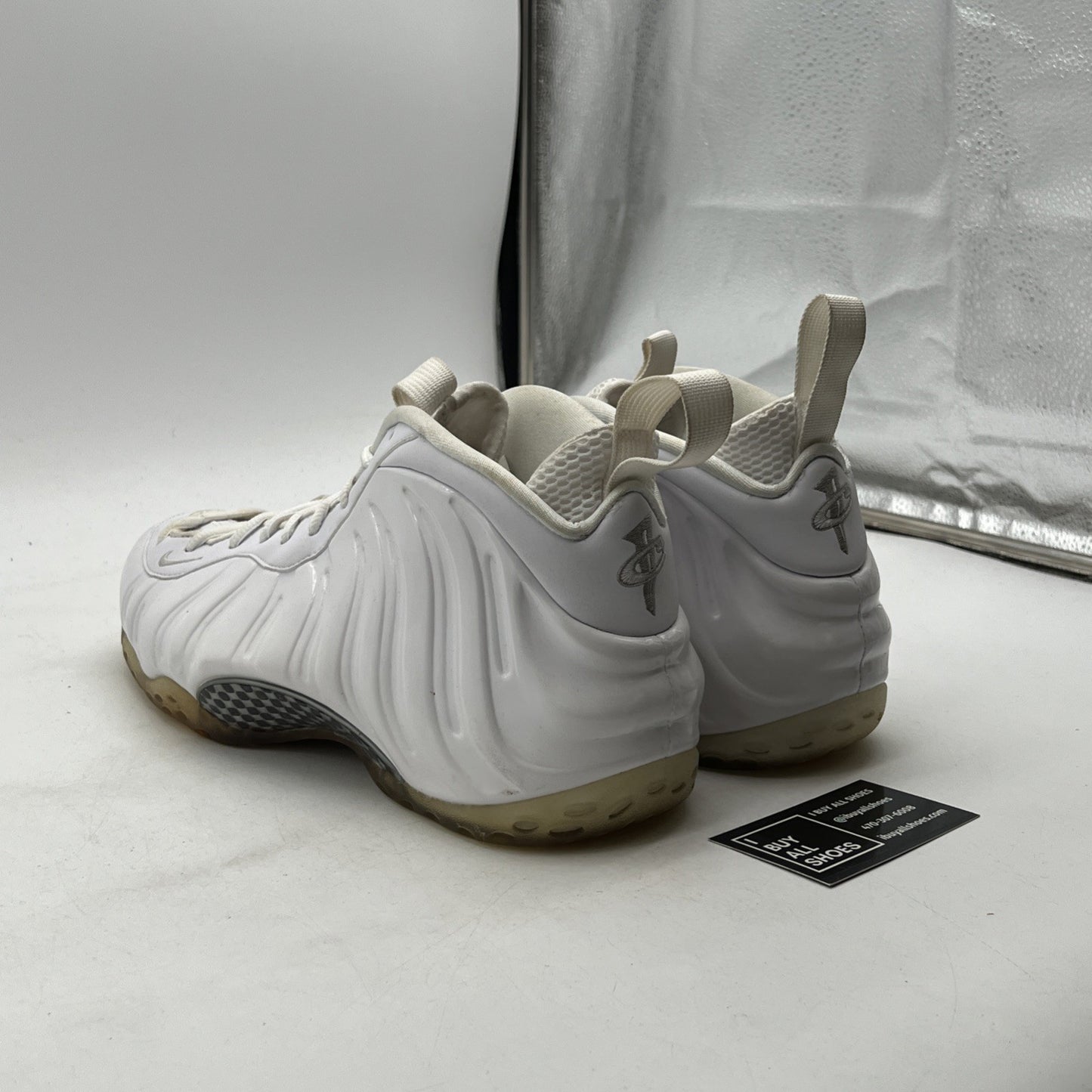 Size 13 - Nike Air Foamposite One White-Out (314996-100)