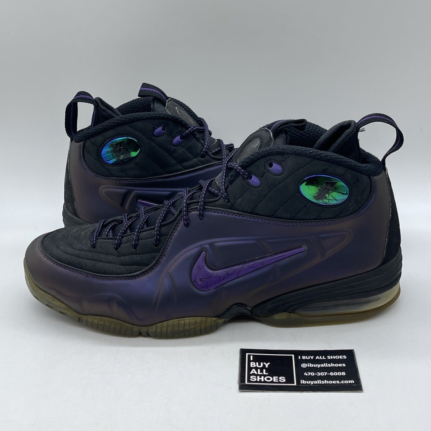 Size 13 - Nike 1/2 Cent Eggplant Black Purple Suede Leather (344646-500)
