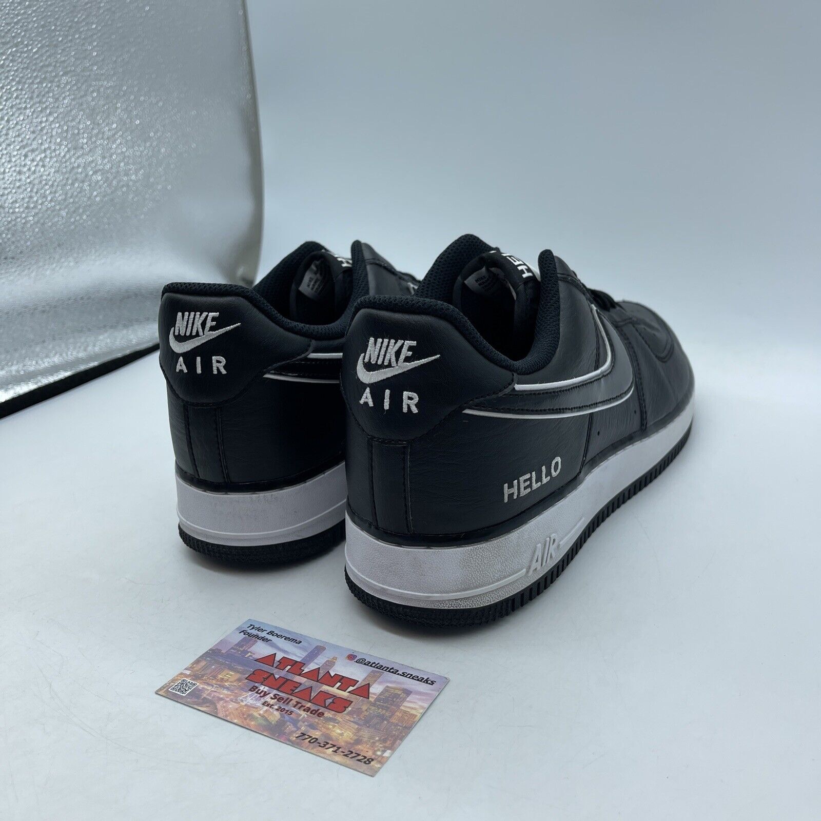 Size 11 - Nike Urbanstar x Air Force 1 '07 LX HELLO Pack - Black (CZ0327-001)