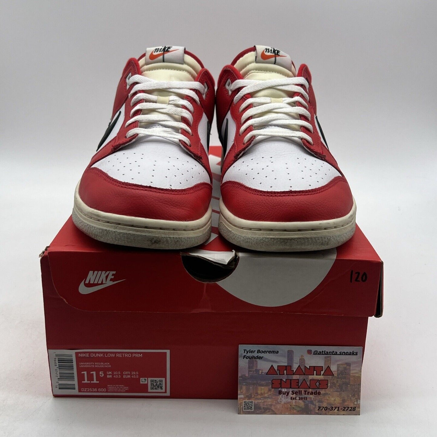 Size 11.5 - Nike Dunk Low Split - Chicago (DZ2536-600)