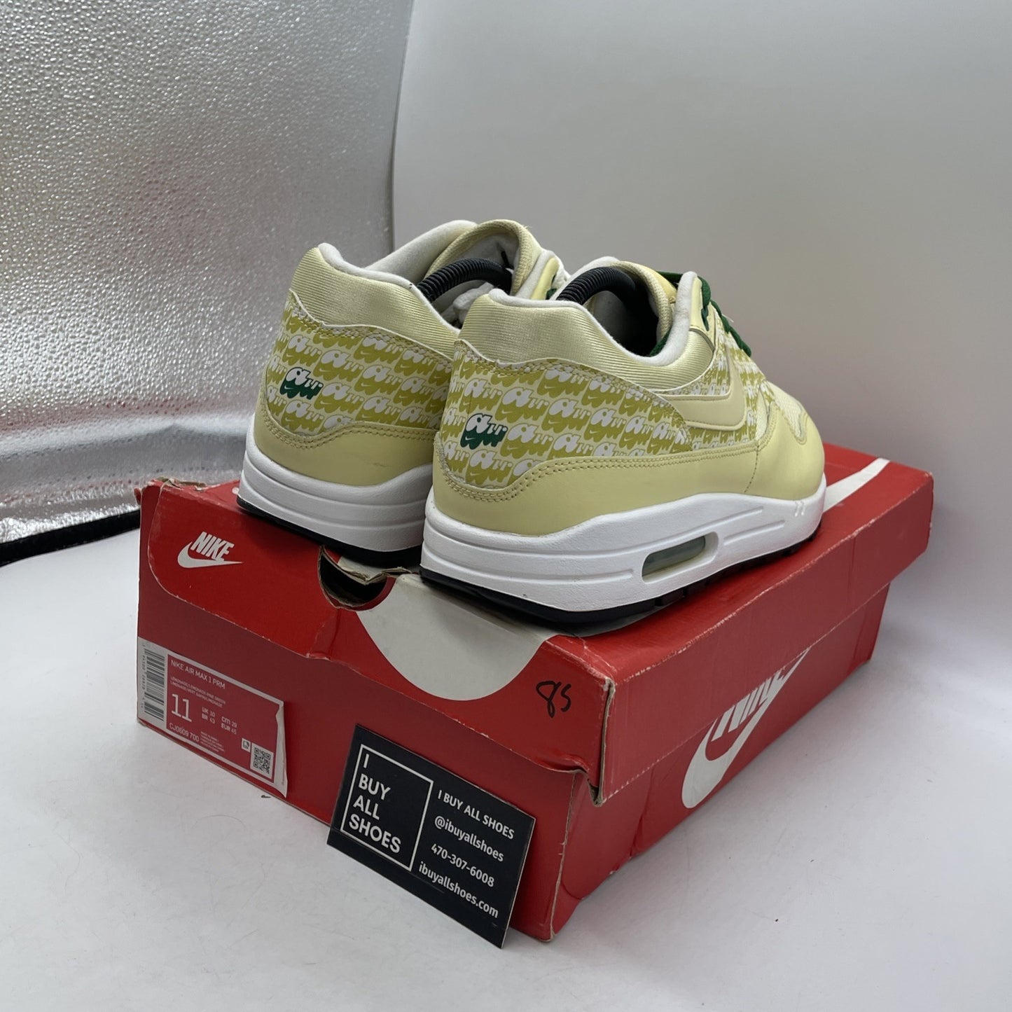 Size 11 - Nike Air Max 1 'Lemonade' (CJ0609-700)