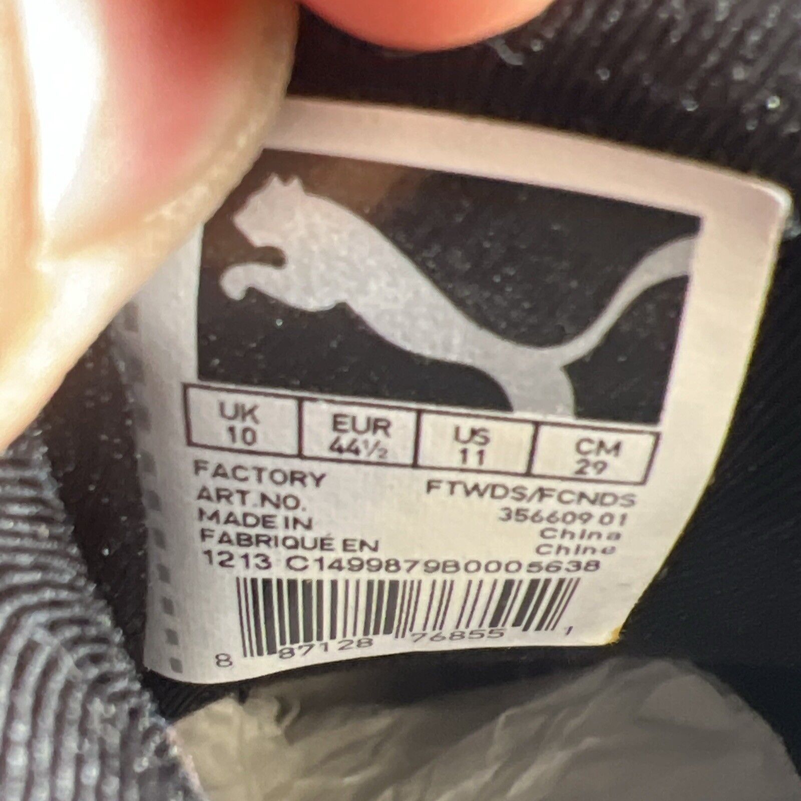 Size 11 - PUMA Ronnie Fieg x Disc Blaze COA Mint (356609-01)