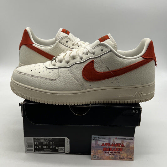 Size 11 - Nike Air Force 1 '07 Craft Mantra Orange (CV1755-100)