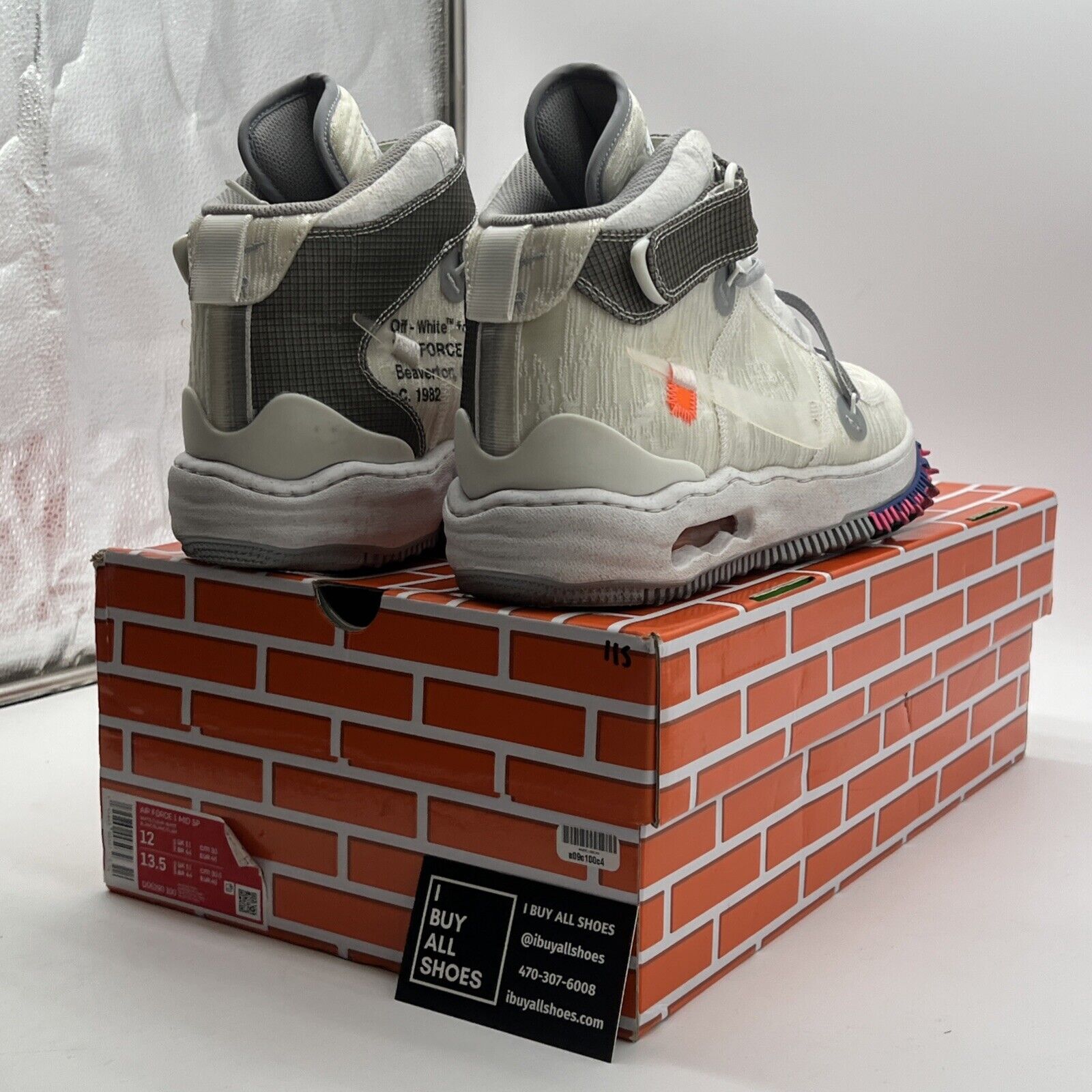 Size 12 - Nike Air Force 1 x Off-White White 2022 (DO6290-100)