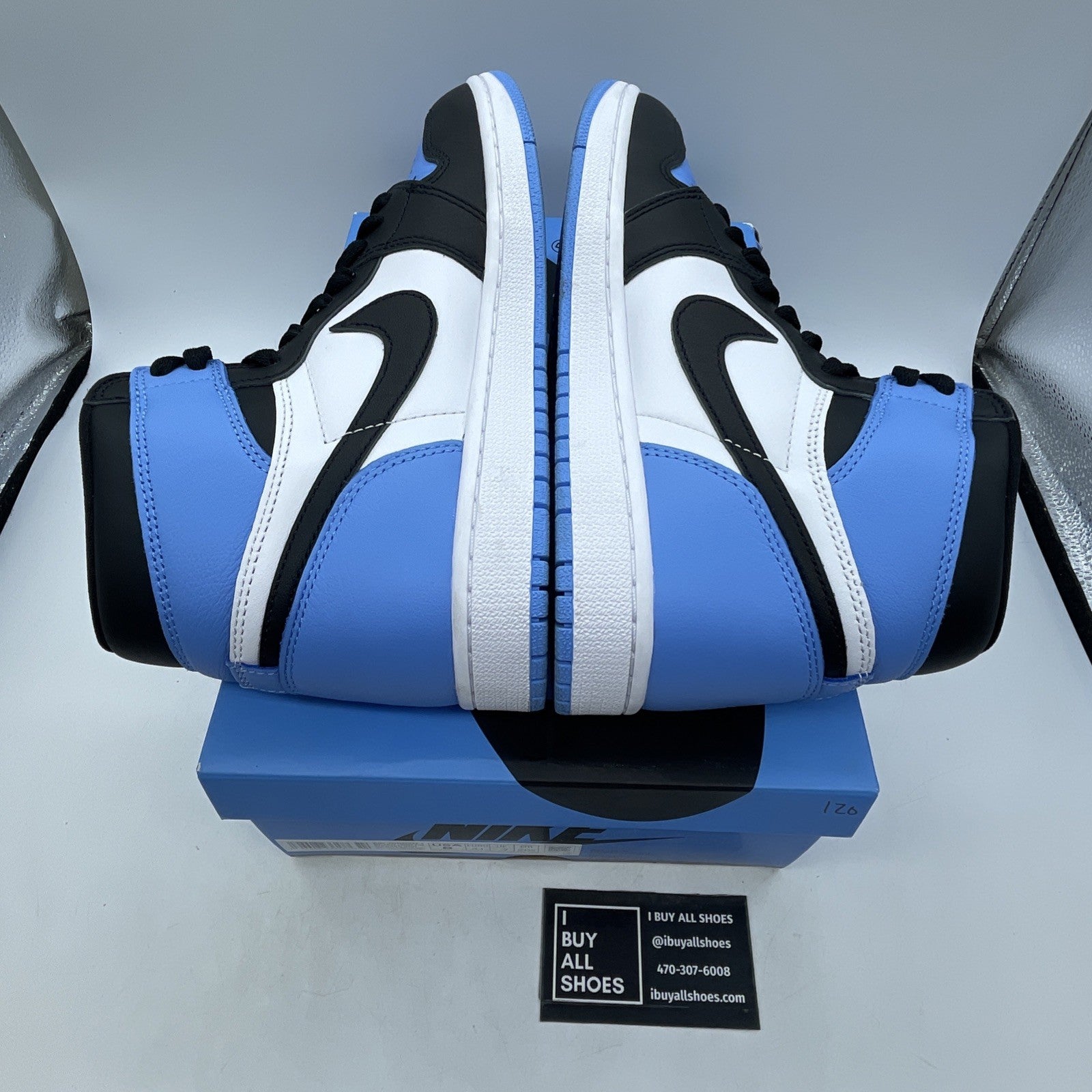 Size 8 - Air Jordan 1 Retro OG High UNC Toe (DZ5485-400)