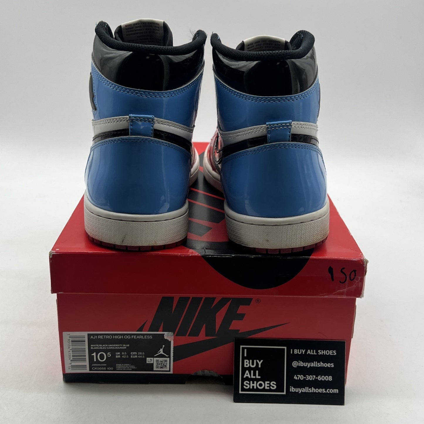 Size 10.5 - Air Jordan 1 Retro OG High Fearless (CK5666-100)
