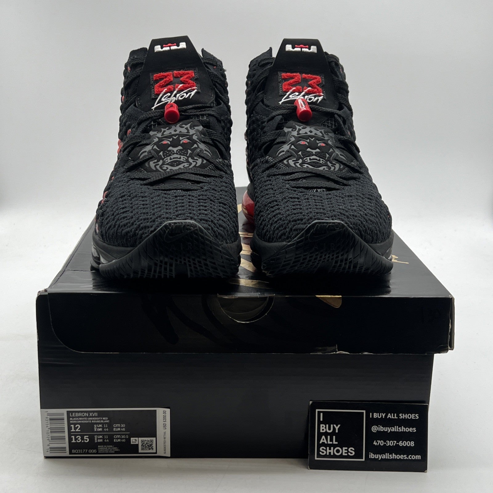 Size 12 - Nike LeBron 17 Infrared VI (BQ3177-006)