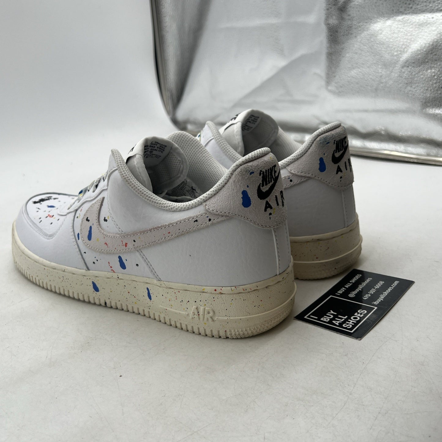 Size 10.5 - Nike Air Force 1 '07 LV8 Paint Splatter (CZ0339-100)