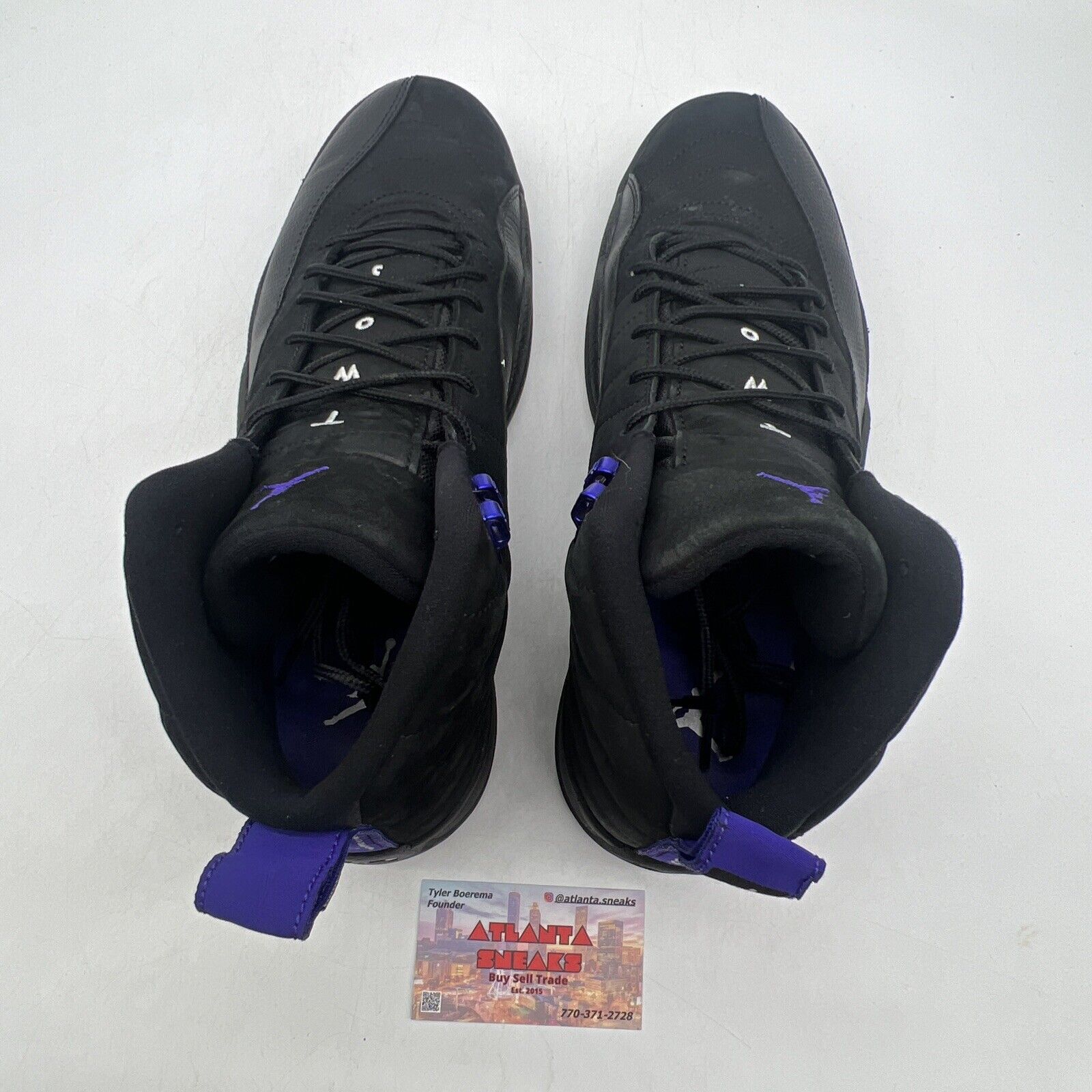 Size 12 - Air Jordan 12 Retro Dark Concord Black Suede Purple (CT8013-005)