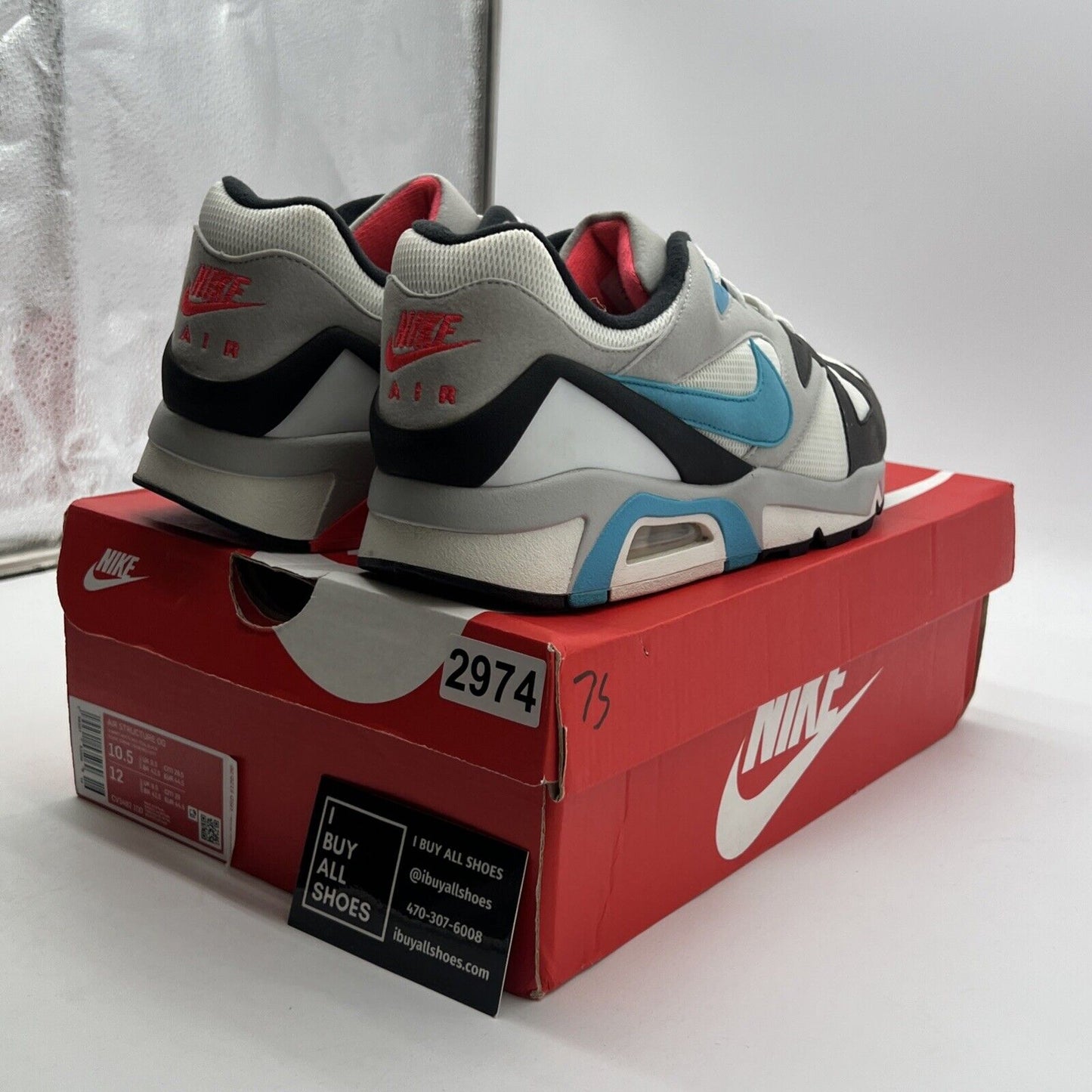 Size 10.5 - Nike Air Structure Triax 91 OG 2021 Neo Teal (CV3492-100)