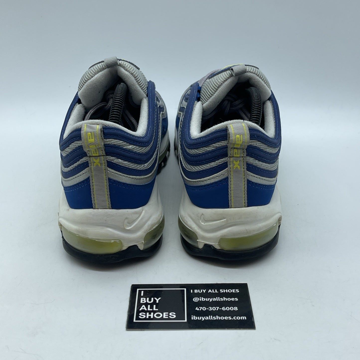 Size 10.5 - Nike Air Max 97 Atlantic Blue Grey Suede (921826-401)