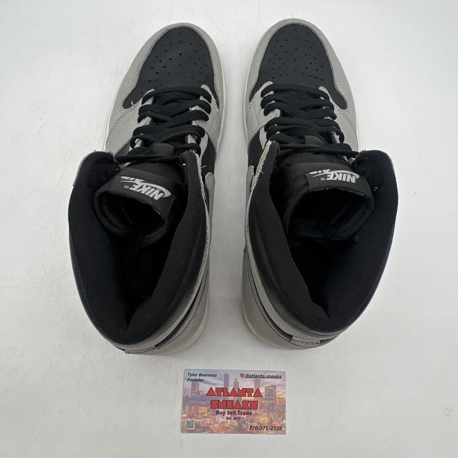 Size 12 - Jordan 1 Retro OG High Shadow 2.0 Leather Suede (575441-035)