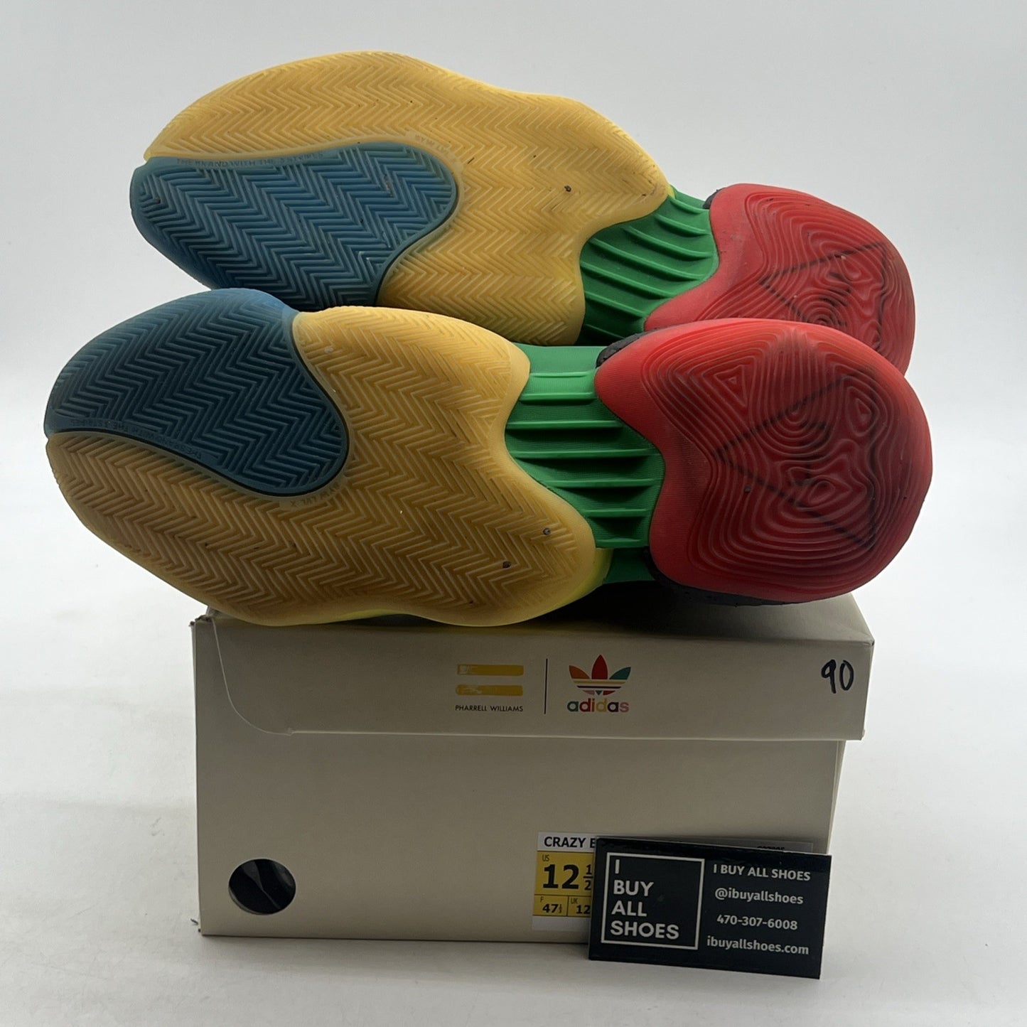 Size 12.5 - adidas Pharrell x Crazy BYW X Gratitude Empathy (G27805)