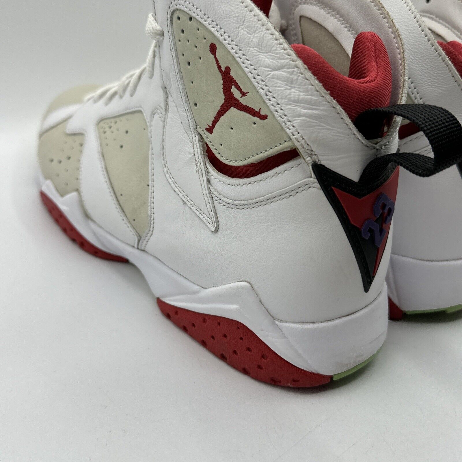 Size 12 - Jordan 7 Retro Hare 2015 White Grey Suede Red Bugs Bunny Classics