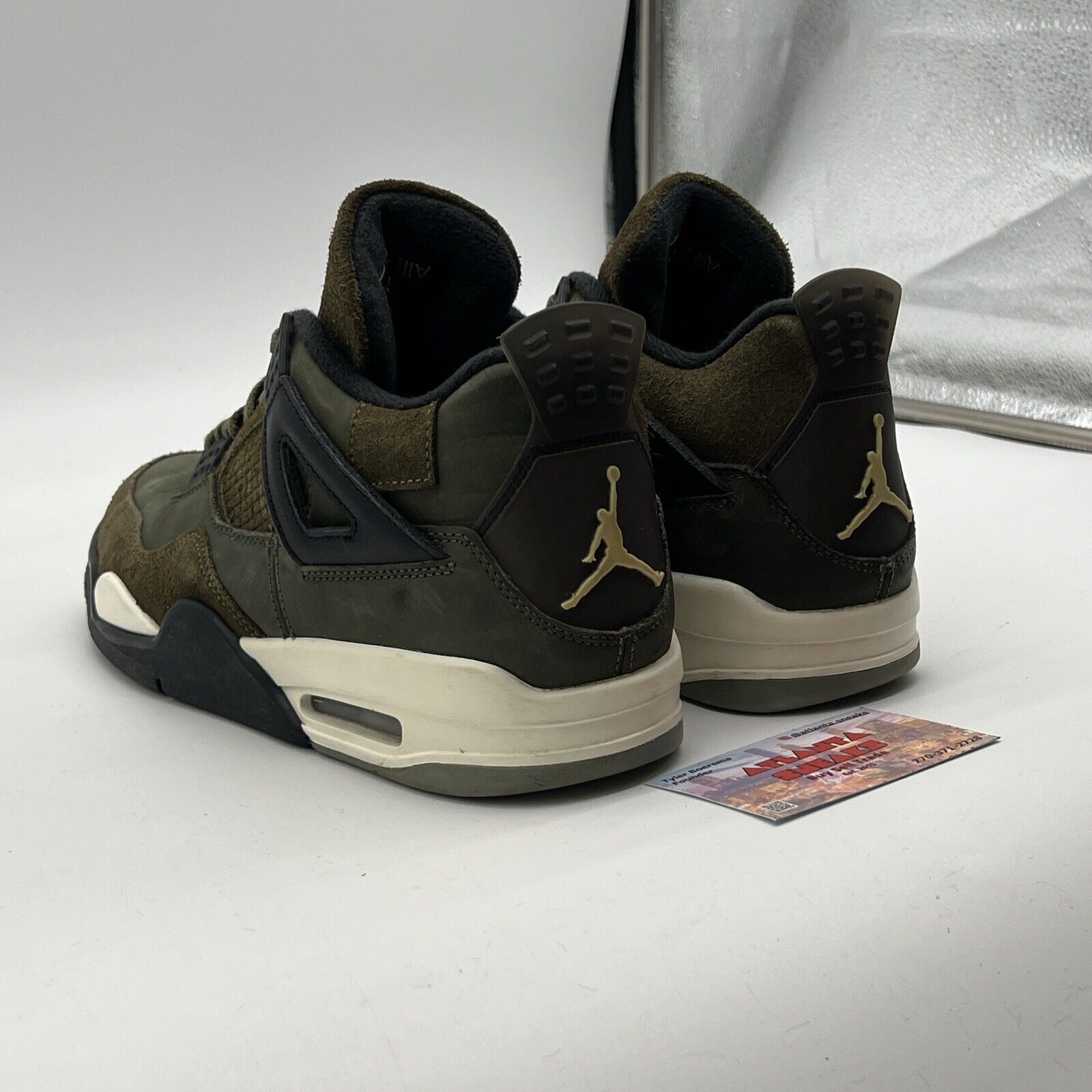 Size 8.5 - Air Jordan 4 SE Retro Low Craft - Olive (FB9927-200)