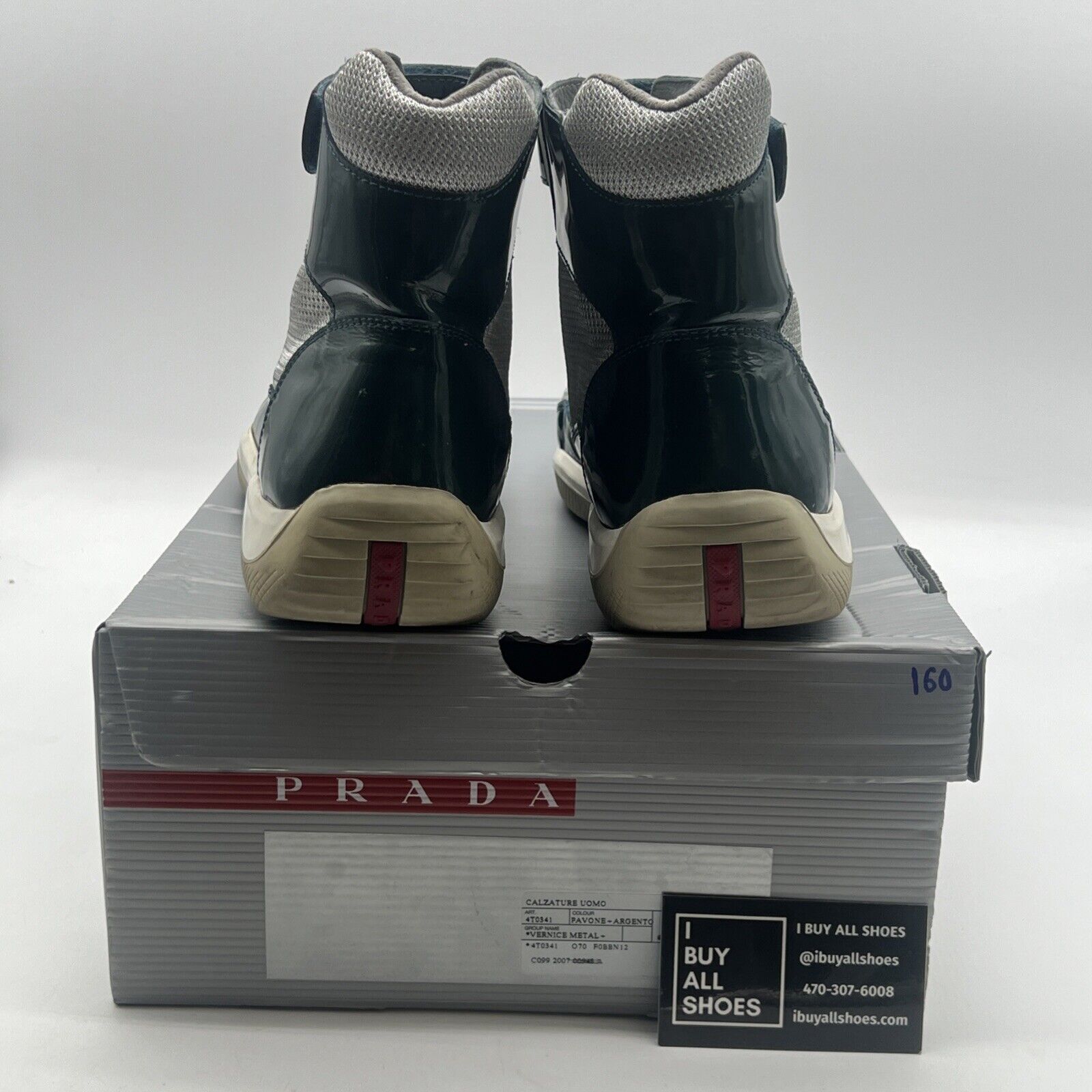 Size 10.5 Prada - Prada Men’s americas cup sneakers