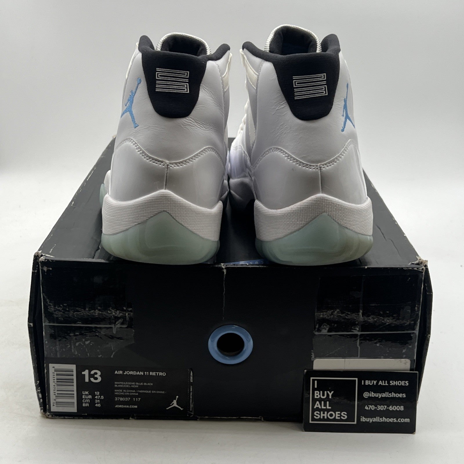 Size 13 - Air Jordan 11 Retro High Legend Blue (378037-117)