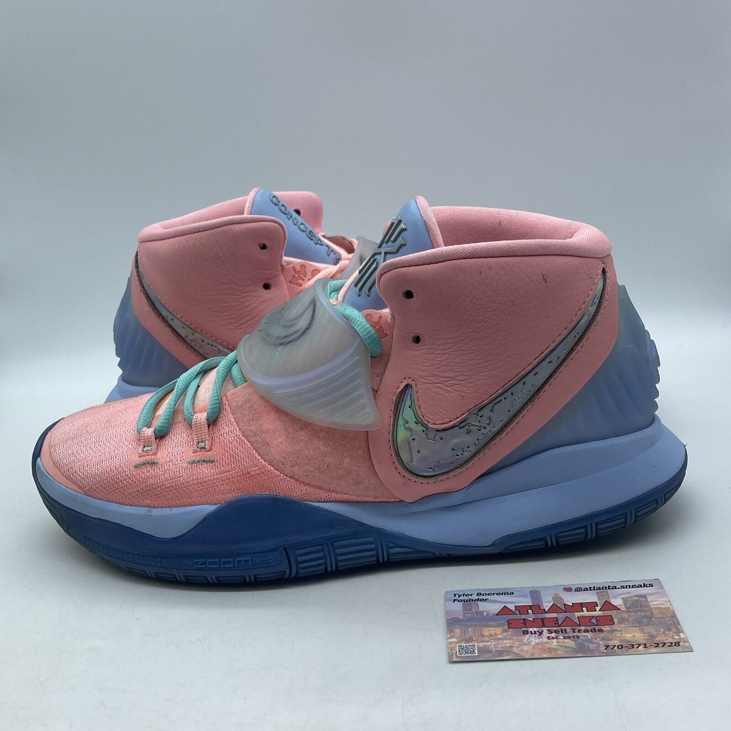 Size 11.5 - Nike Concepts x Kyrie 6 Khepri Blue Pink (CU8879-600)