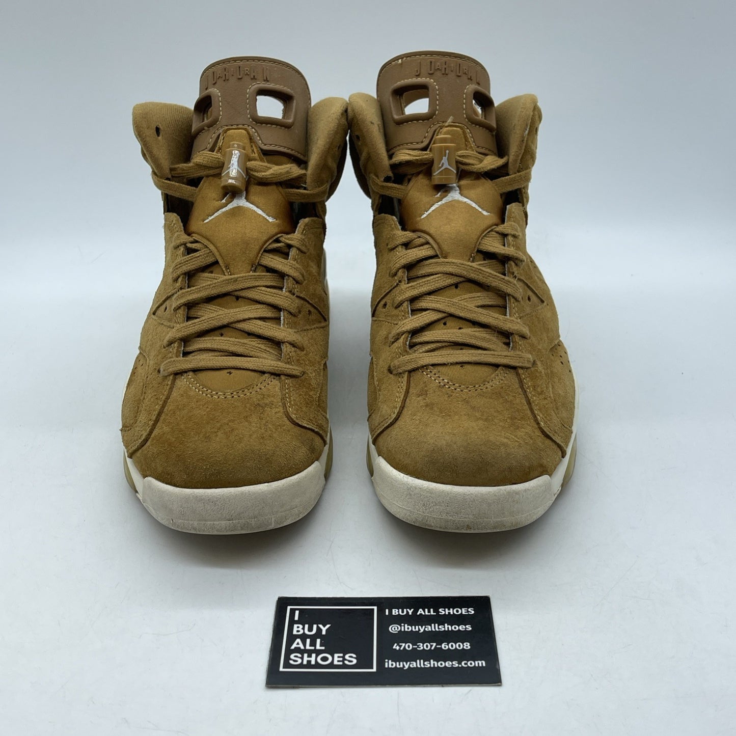 Size 8 - Air Jordan 6 Retro Wheat Brown Suede (384664-705)
