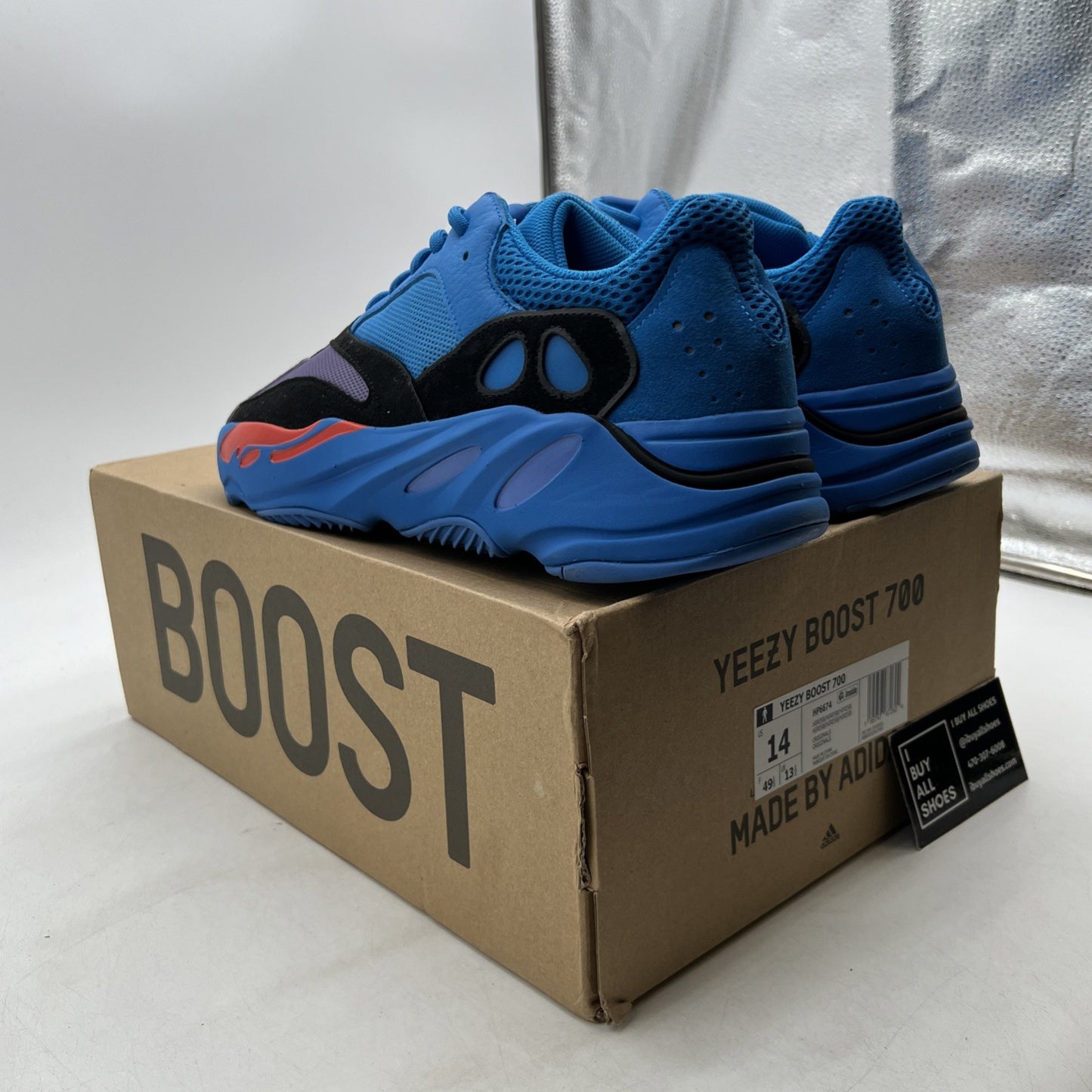 Size 14 - adidas Yeezy Boost 700 Hi-Res Blue (HP6674)