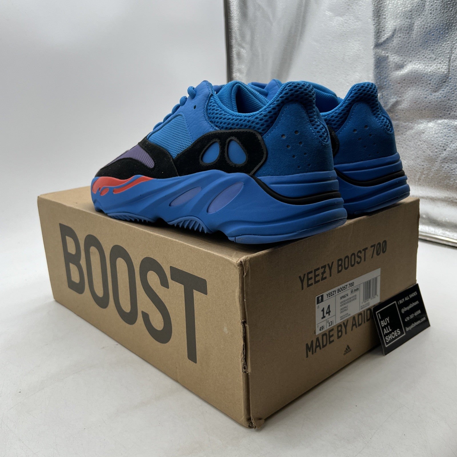 Size 14 - adidas Yeezy Boost 700 Hi-Res Blue (HP6674)