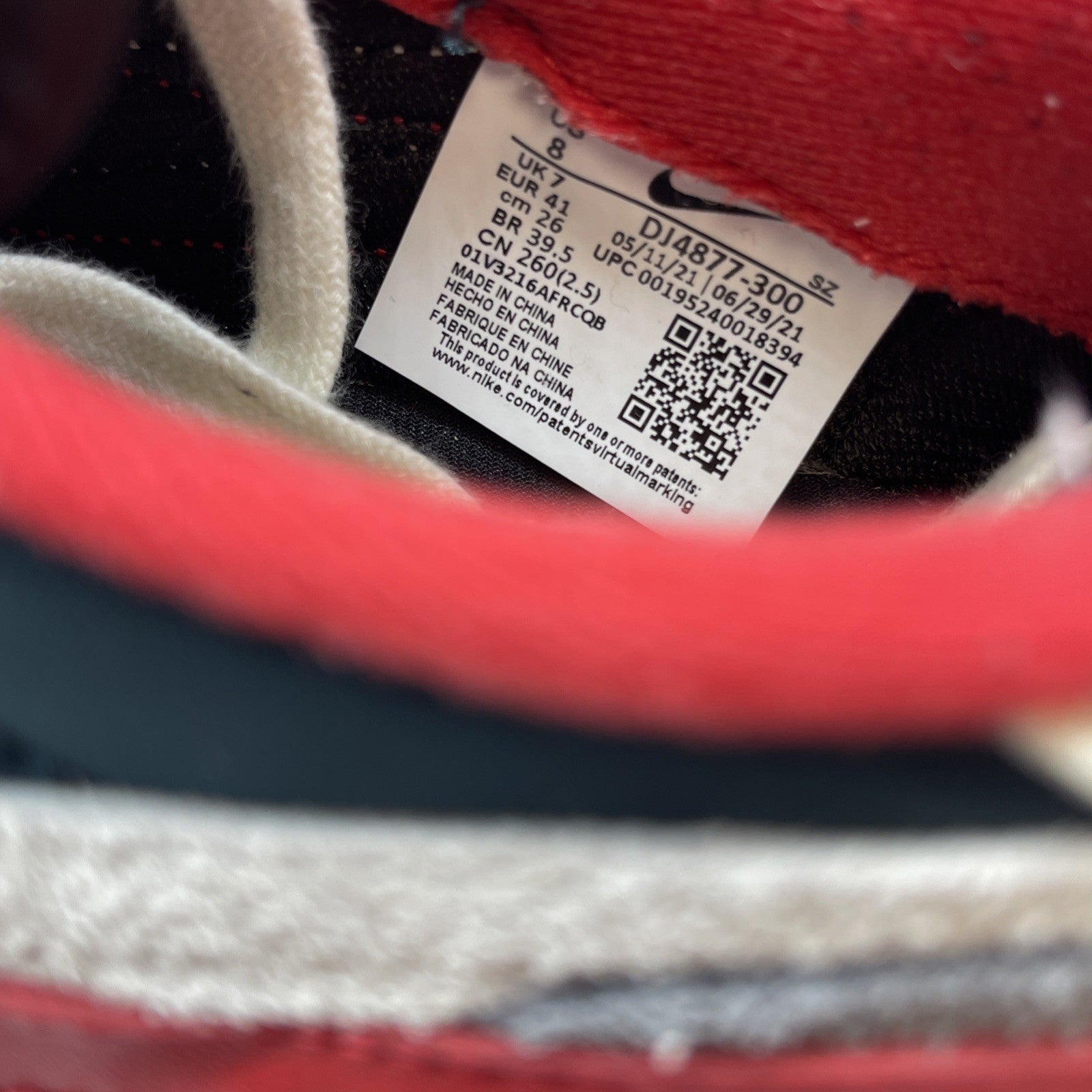 Size 8 - Nike sacai x Undercover x LDWaffle Midnight Spruce University Red