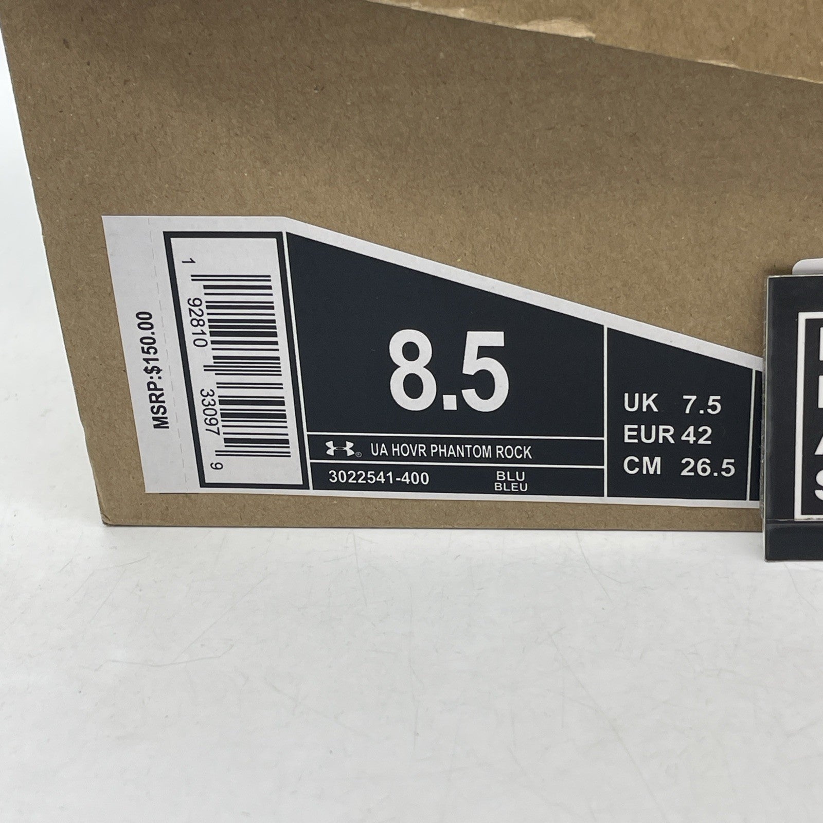 Size 8.5 - Under Armour Project Rock x HOVR Phantom Royal (3022541-400)
