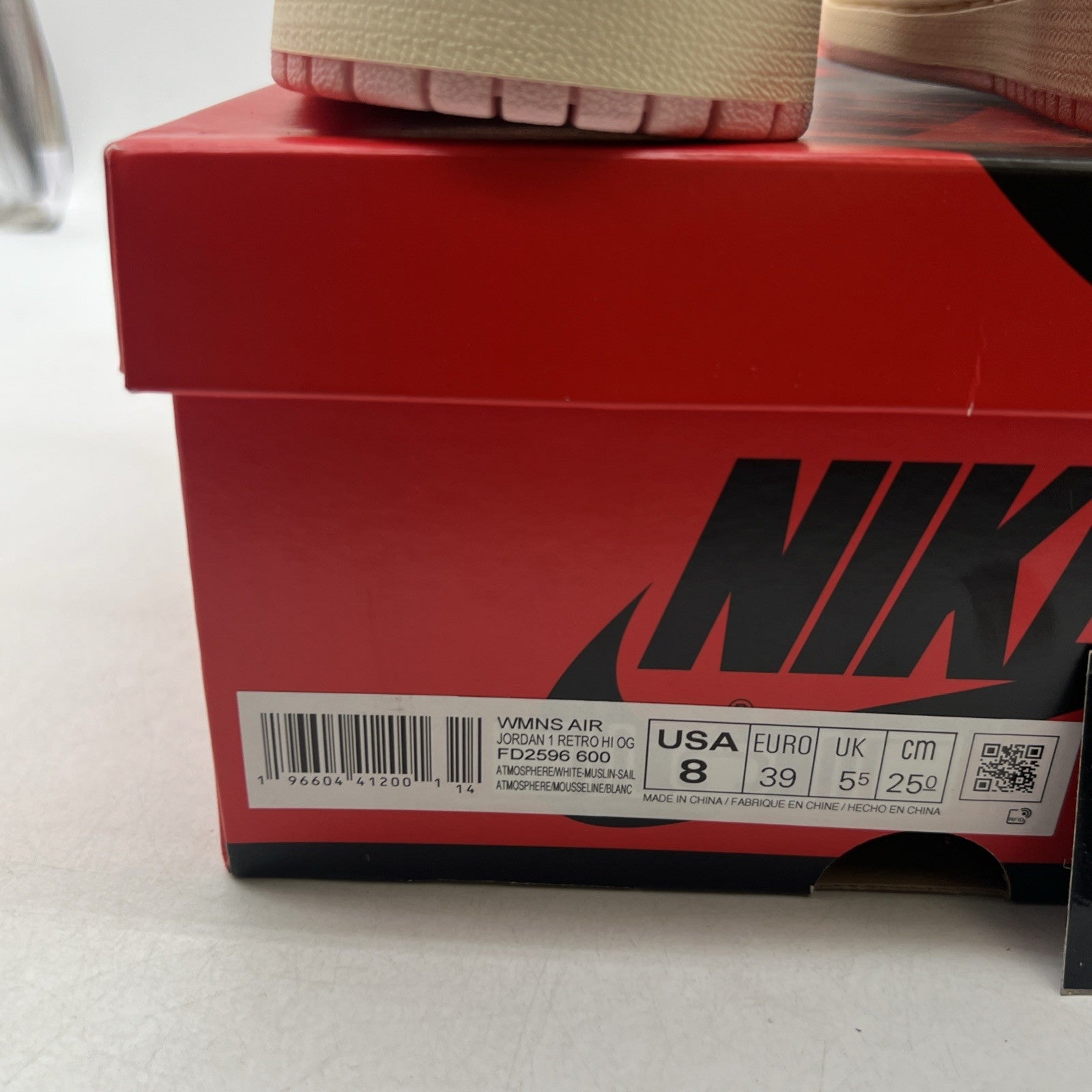 Size 8 - Air Jordan 1 Retro OG High Washed Pink W (FD2596-600)