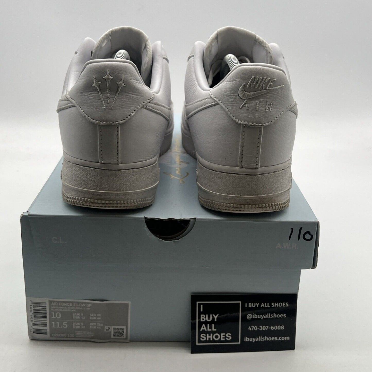 Size 10 - Nike Air Force 1 x NOCTA Low Certified Lover Boy (CZ8065-100)