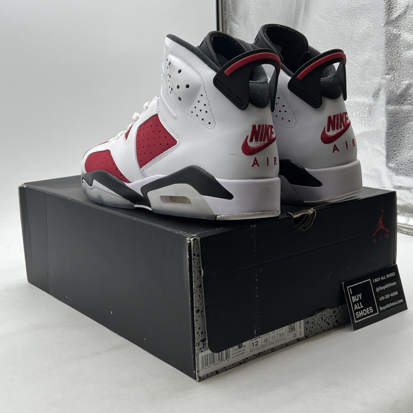 Size 12 - Air Jordan 6 Retro OG Mid Carmine (CT8529-106)