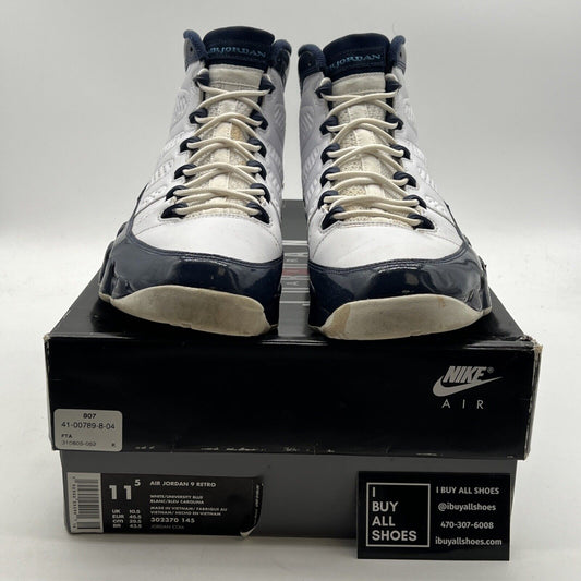 Size 11.5 - Air Jordan 9 Retro UNC (302370-145)