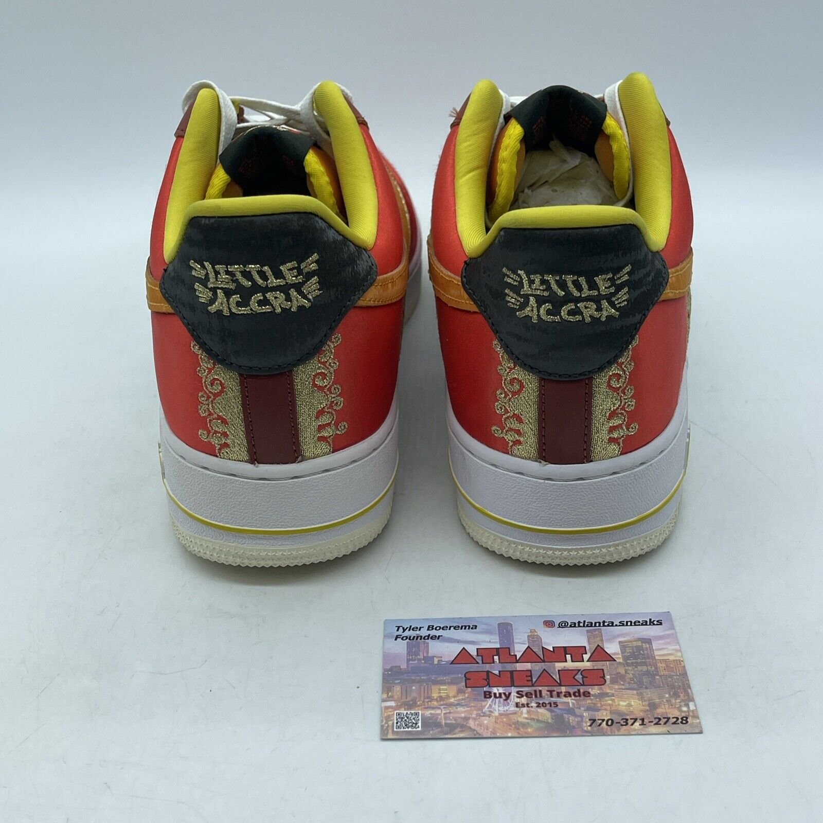 Size 11 - Nike Air Force 1 '07 LV8 Little Accra Yellow Red White (DV4463-600)