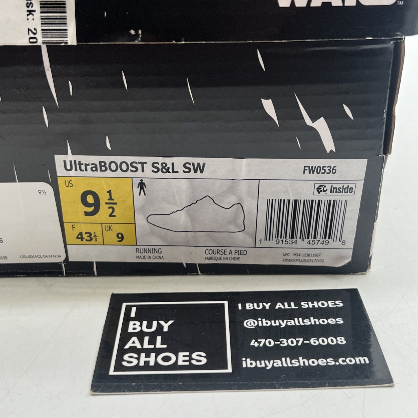 Size 9.5 - adidas Star Wars x UltraBoost X-Wing Starfighter (FW0536)