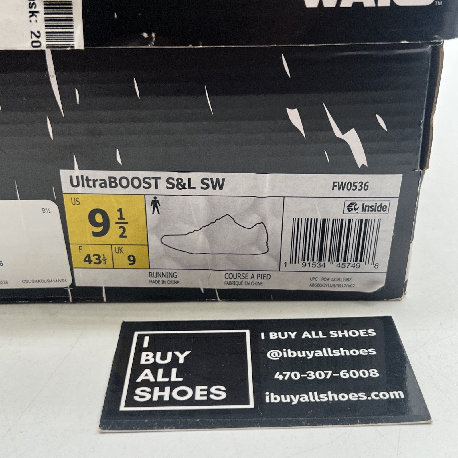 Size 9.5 - adidas Star Wars x UltraBoost X-Wing Starfighter (FW0536)