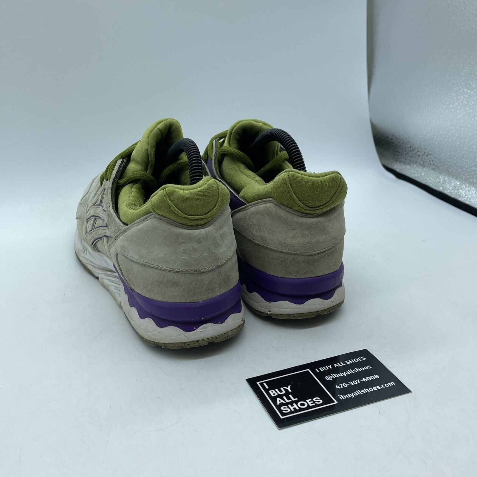 Size 9 - ASICS Concepts x Gel Lyte 5 Pistachio Grey Green Suede (H43JK)
