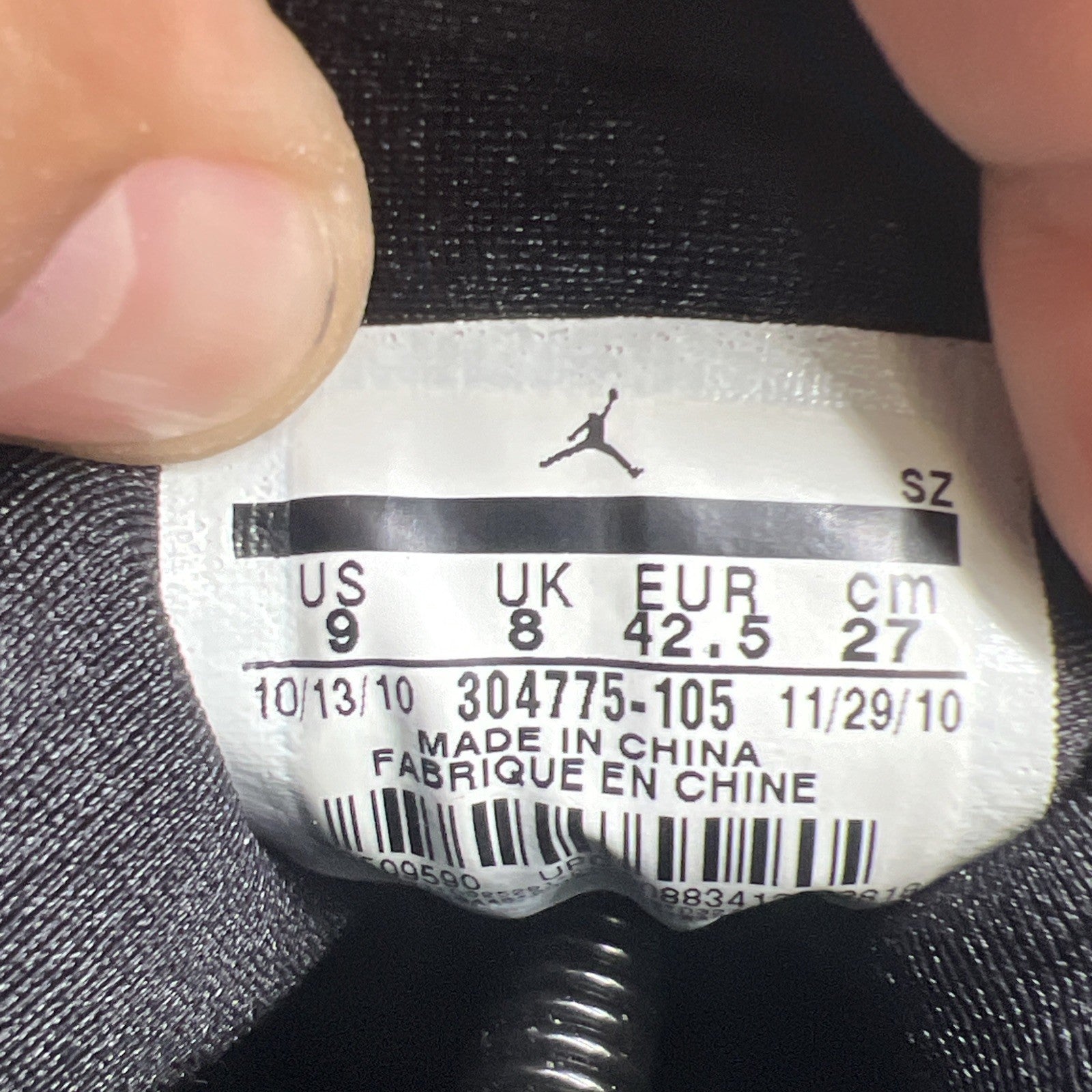 Size 9 - Air Jordan 7 Retro Orion (304775-105)