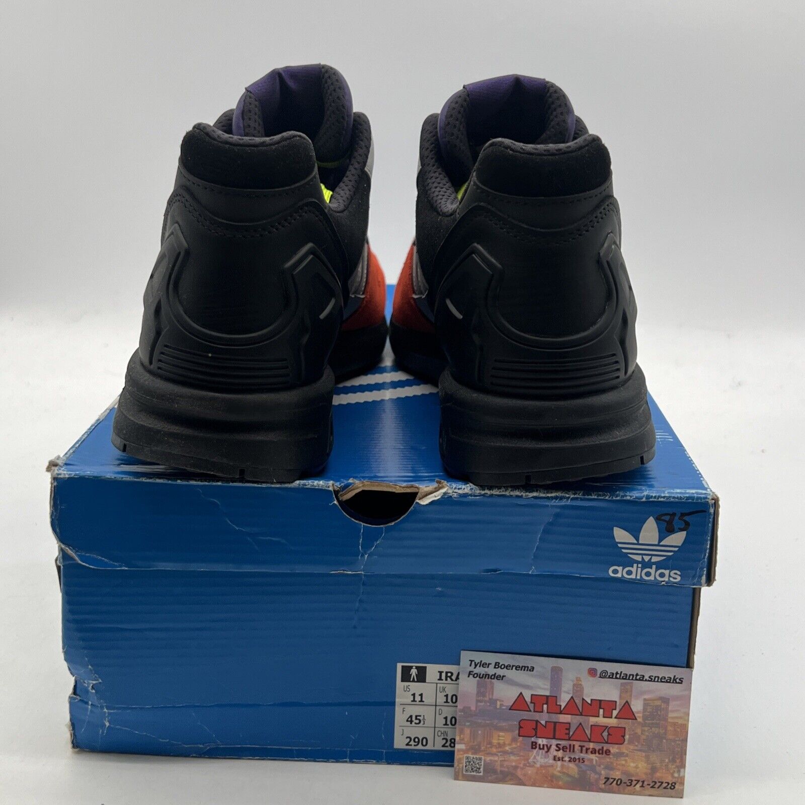 Size 11 - adidas IRAK x ZX 8000 GTX A-ZX Series - Black (FX0372)