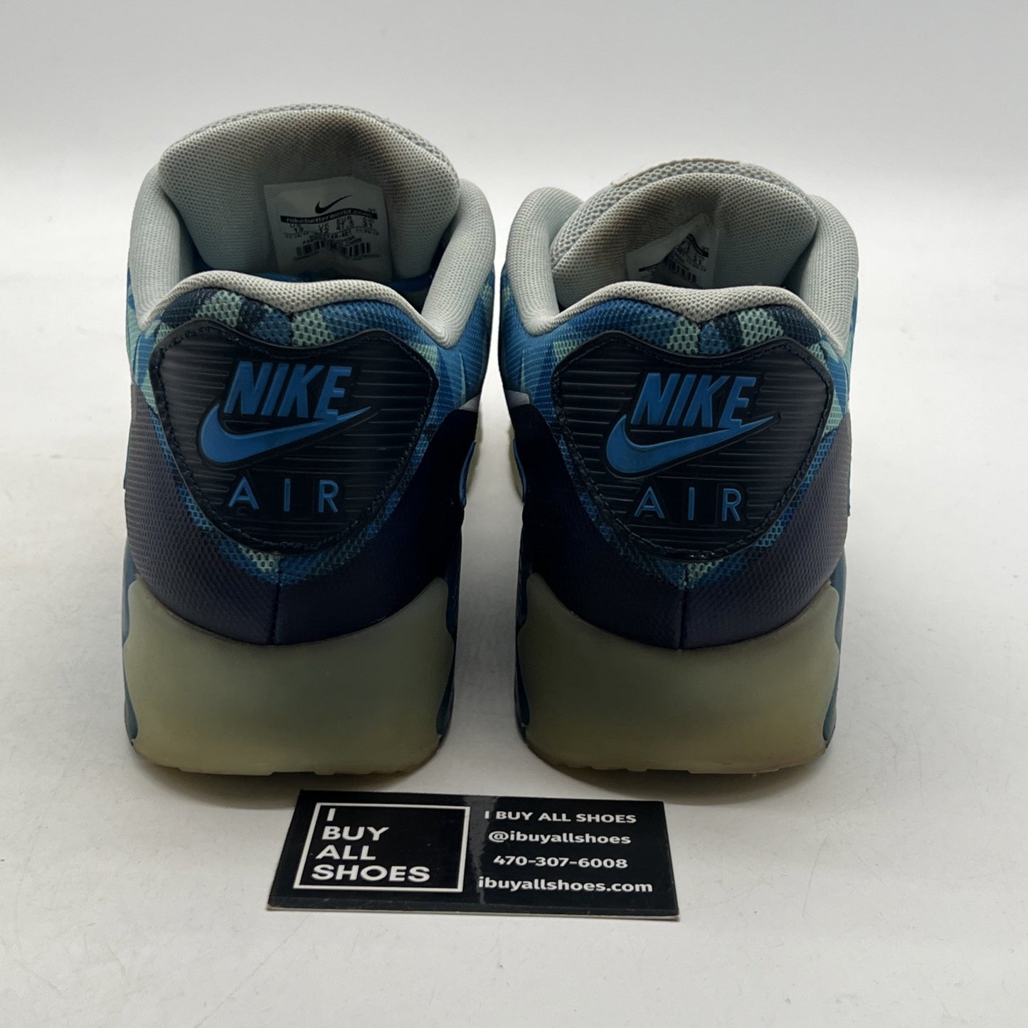 Size 13 - Nike Air Max 90 Ice Barely Blue (631748-401)
