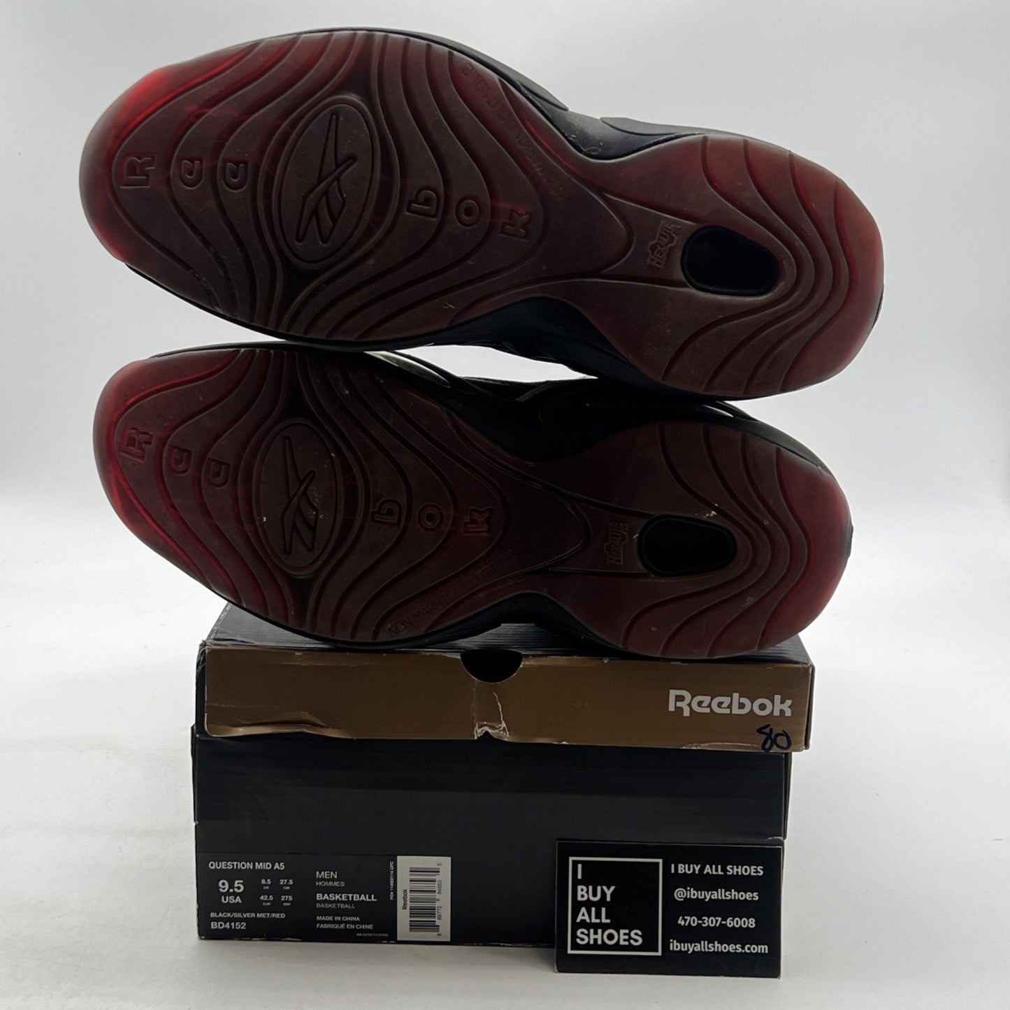 Size 9.5 - Reebok Jadakiss x Question Mid A5 (BD4152)