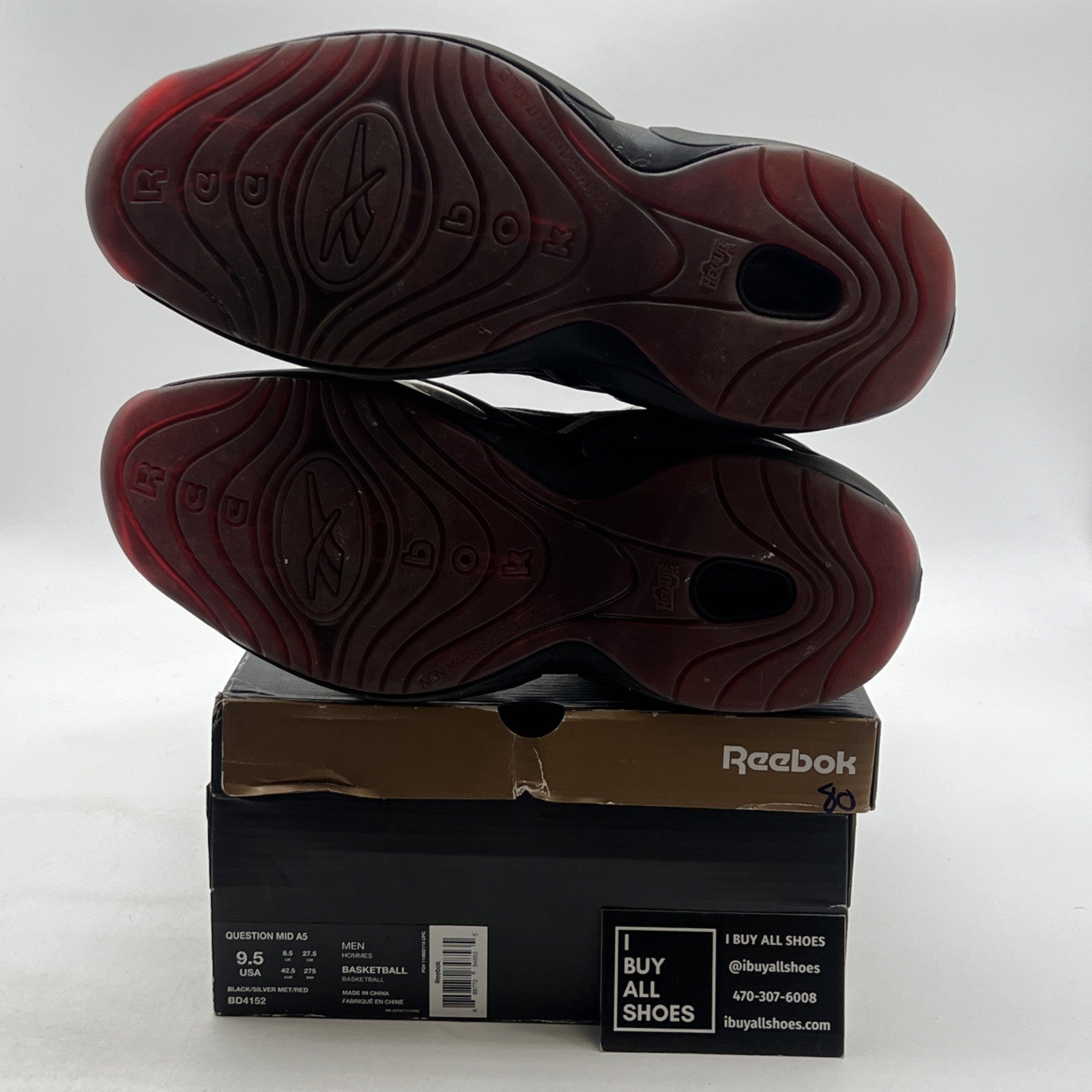Size 9.5 - Reebok Jadakiss x Question Mid A5 (BD4152)