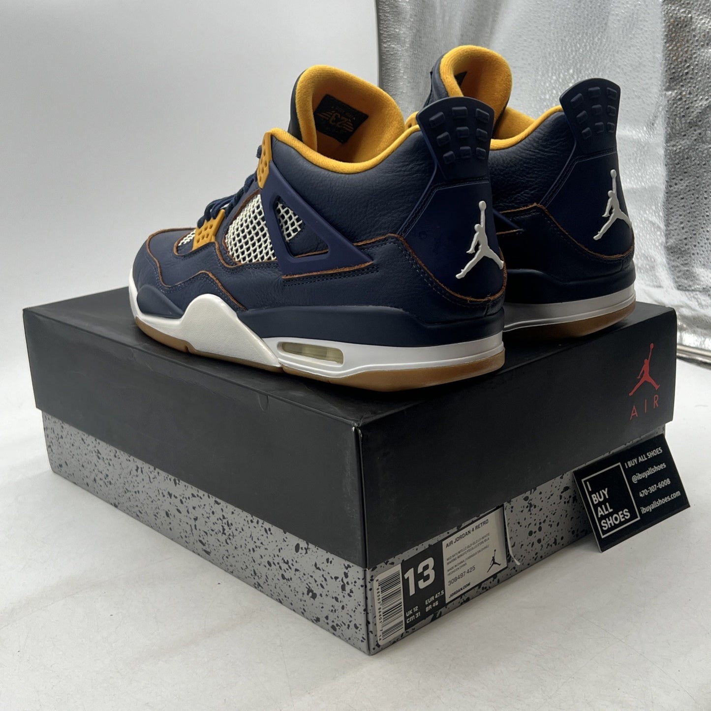 Size 13 - Air Jordan 4 Retro Dunk From Above (308497-425)