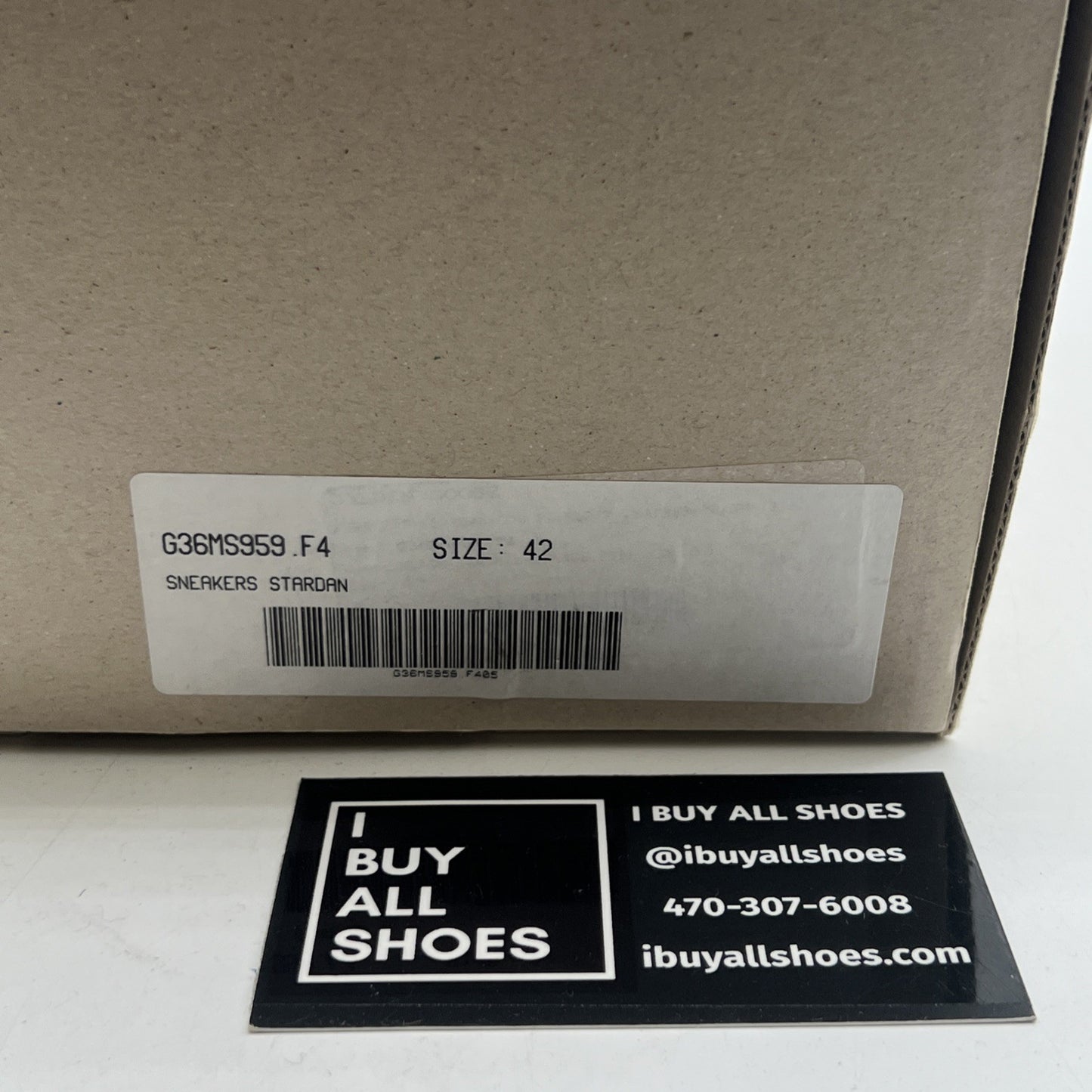 Size 42 - Golden Goose Men Stardan Under Net Star Black/Orange (G36MS959.F4)