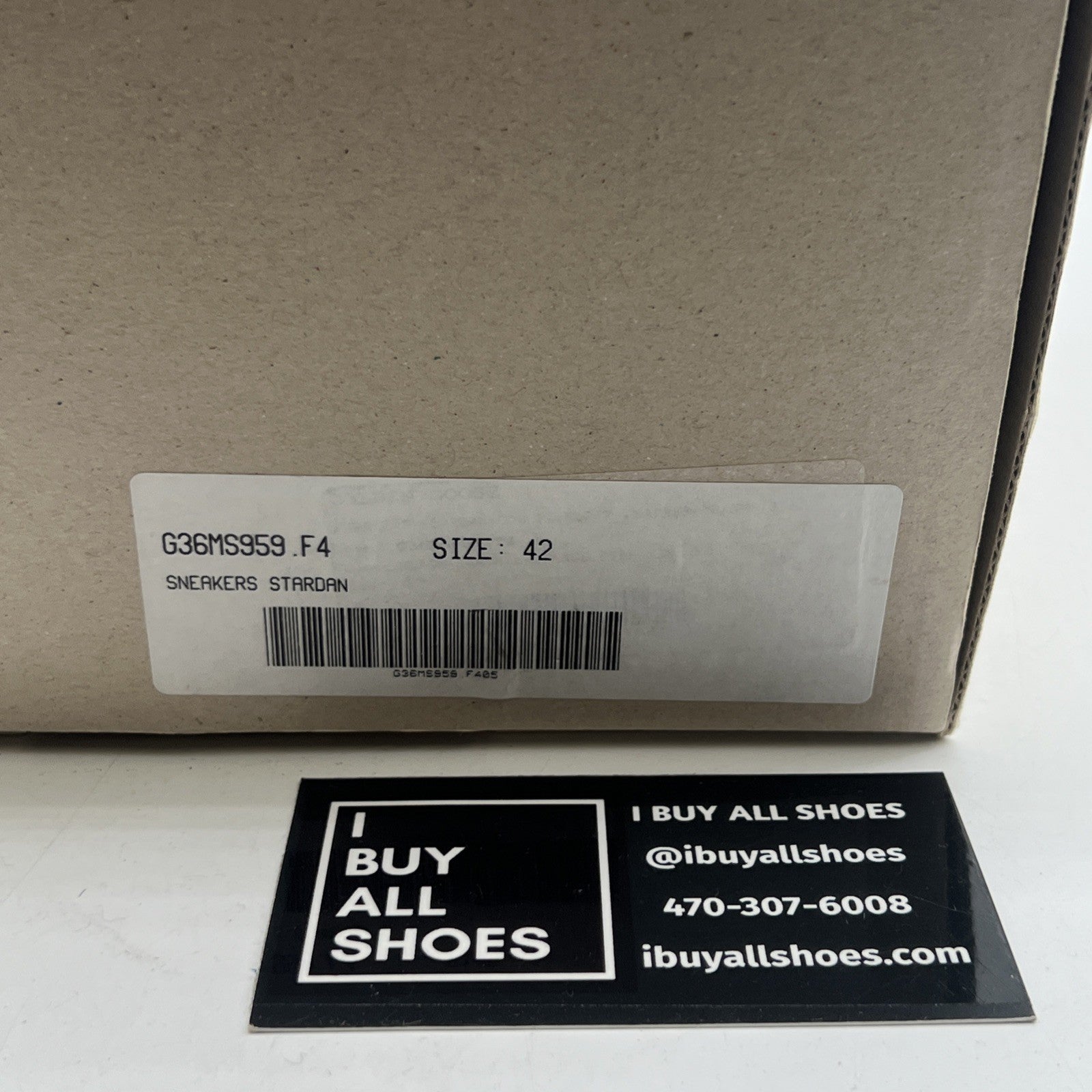 Size 42 - Golden Goose Men Stardan Under Net Star Black/Orange (G36MS959.F4)