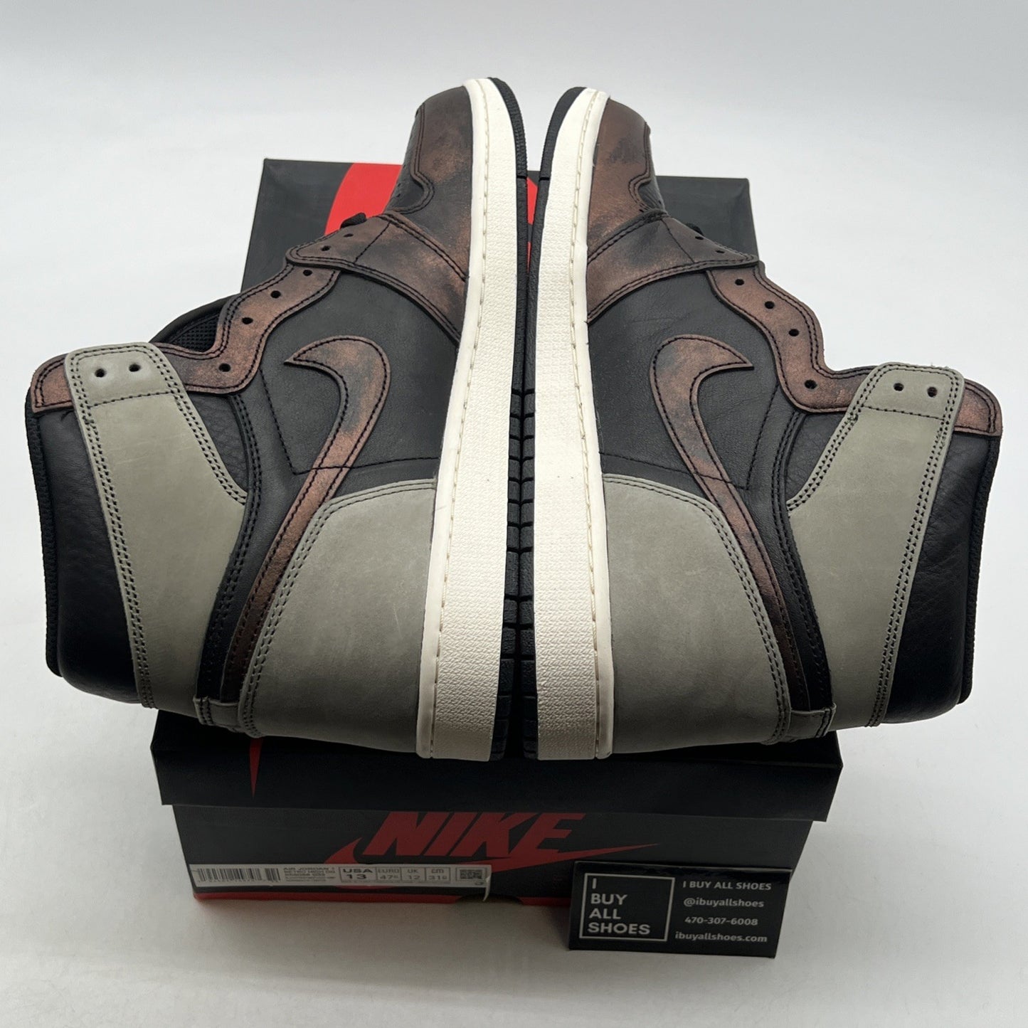 Size 13 - Air Jordan 1 Retro OG High Patina (555088-033)