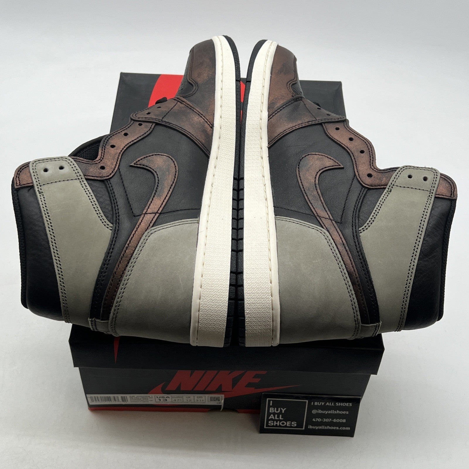 Size 13 - Air Jordan 1 Retro OG High Patina (555088-033)