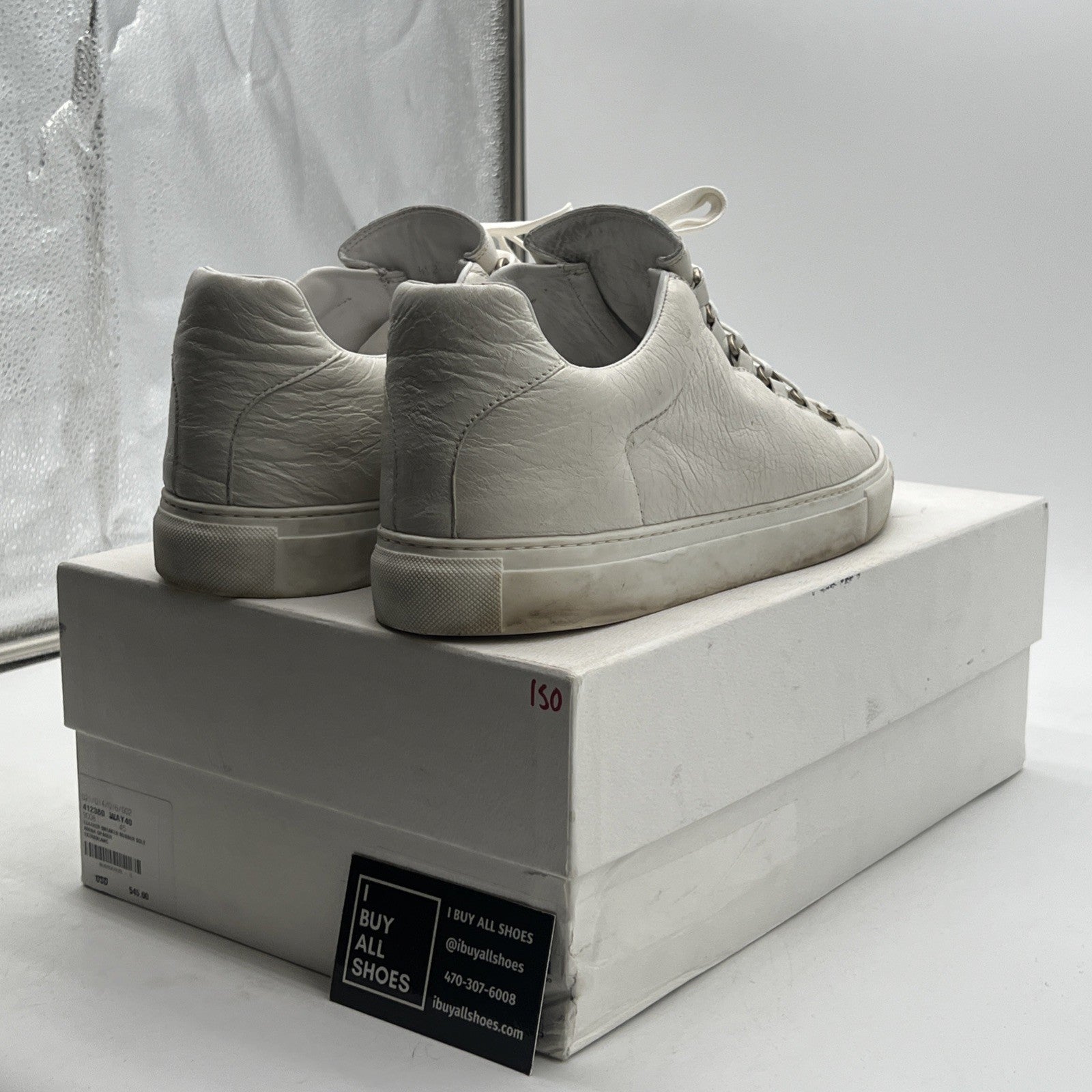 Size 45 - Balenciaga Triple S Sneaker White W (412380-WAY40-9008)