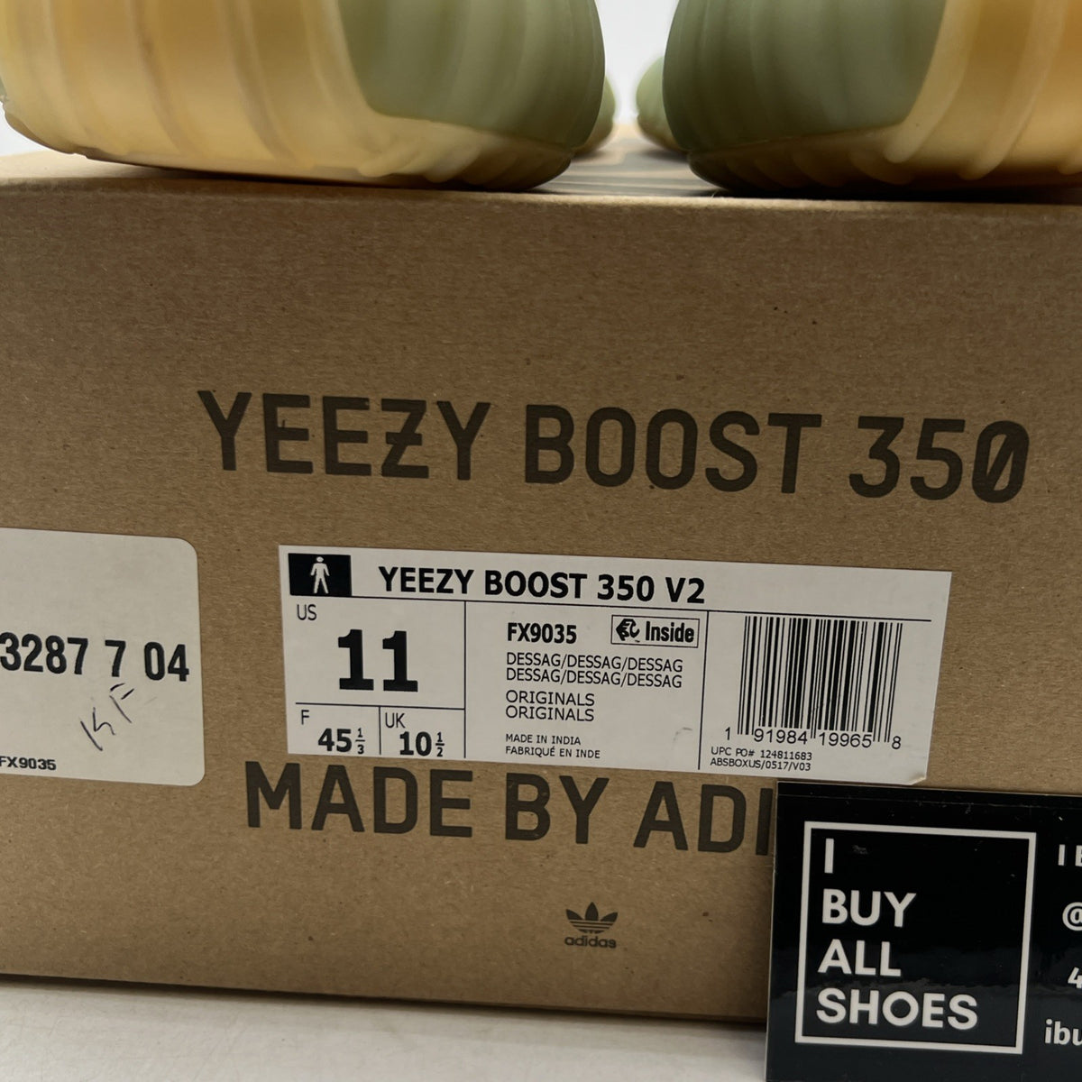 Size 11 - adidas Yeezy Boost 350 V2 Desert Sage (FX9035)