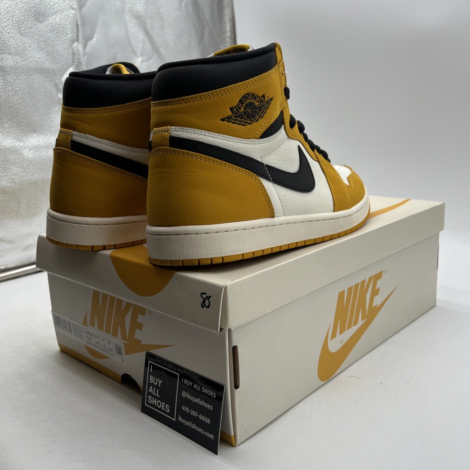 Size 11 - Air Jordan 1 Retro OG High Yellow Ochre (DZ5485-701)