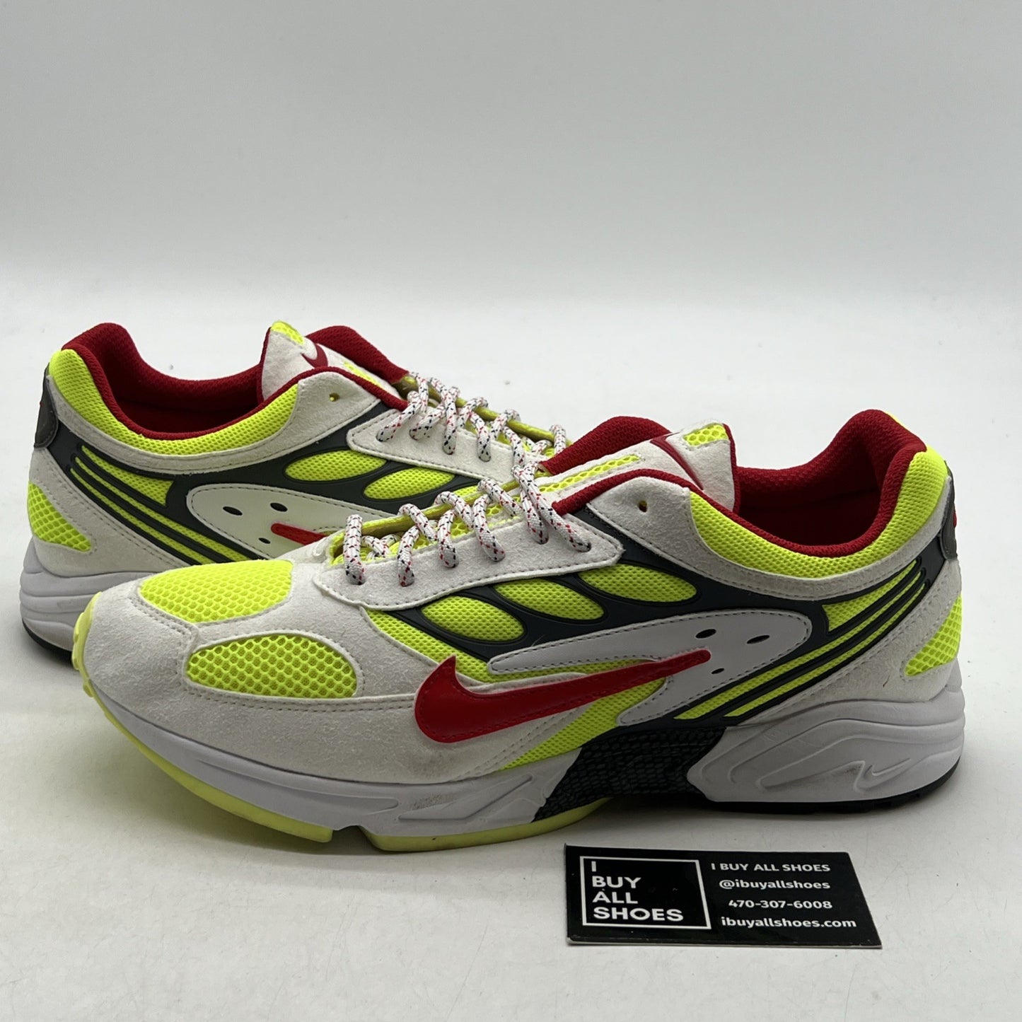 Size 12 - Nike Air Ghost Racer Retro Neon Yellow (AT5410-100)